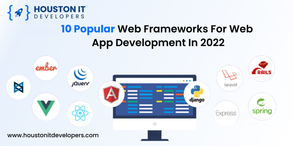 10 Popular Web Frameworks for Web App Development in 2022