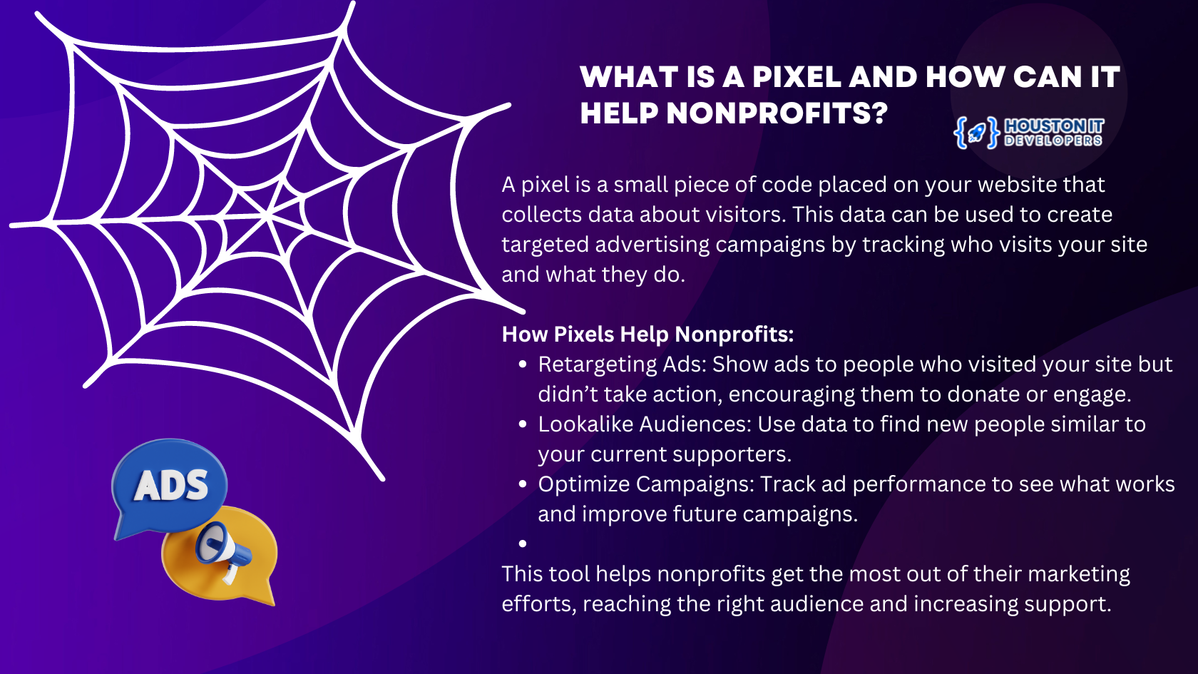 What is a Pixel and How Can It Help Nonprofits Graphic