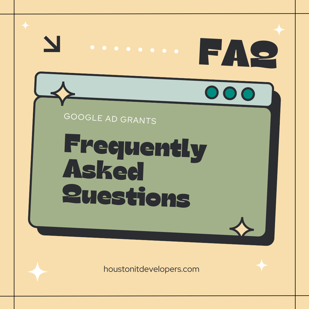 Google Ad Grants - Frequently Asked Questions Graphic